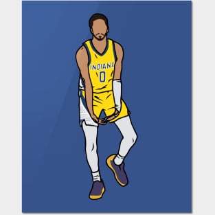 Tyrese Haliburton Big Balls Celebration Posters and Art